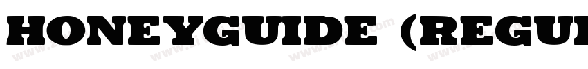 Honeyguide (regular)字体转换